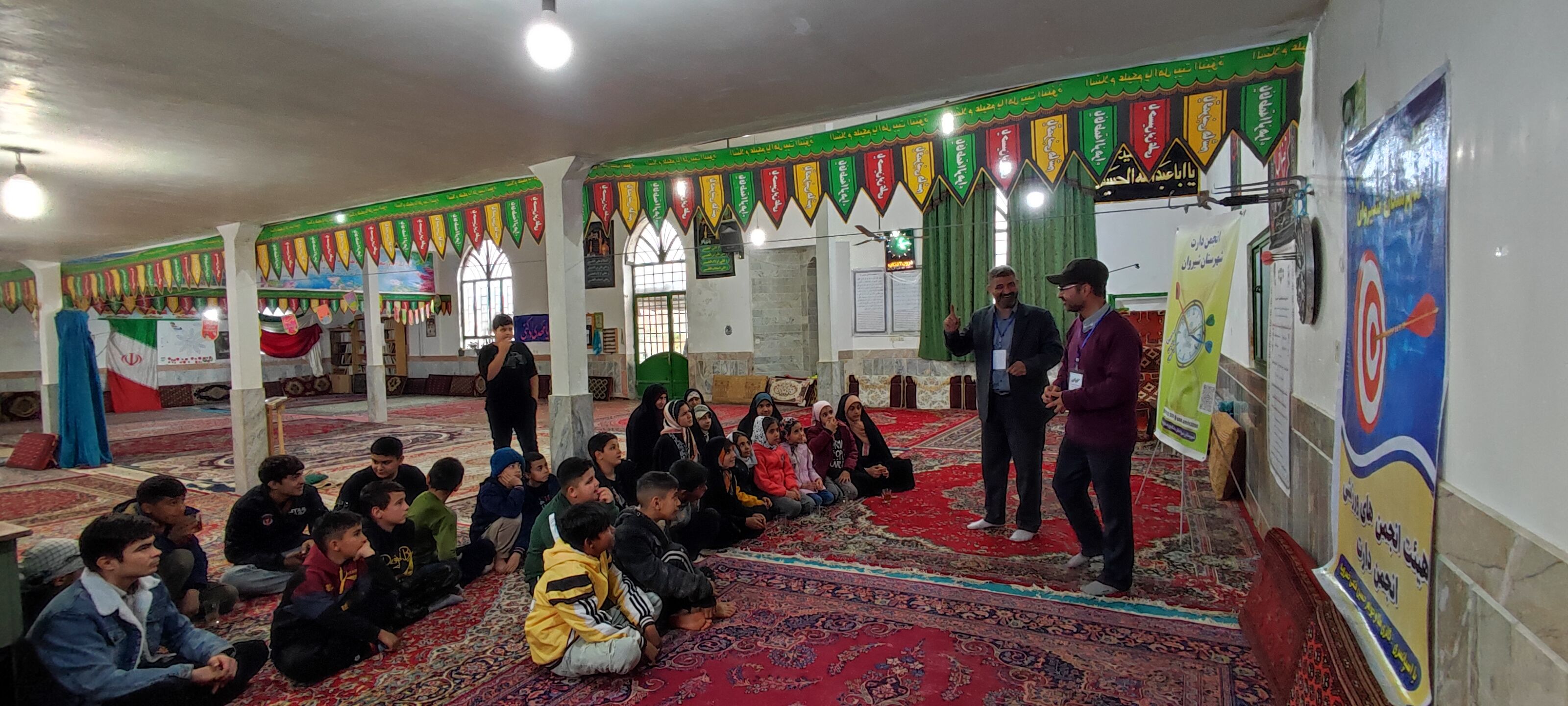 استعدادیابی مسابقات دارت در روستای چلو شهرستان شیروان