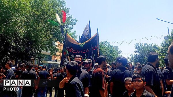 مراسم عزاداری تاسوعای  حسینی در حسینیه ابوالفضلی کاشمر 