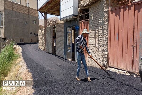 آسفالت معابر شهر بار