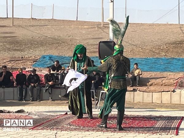 مراسم تعزیه حسینی در روستای فدیشه