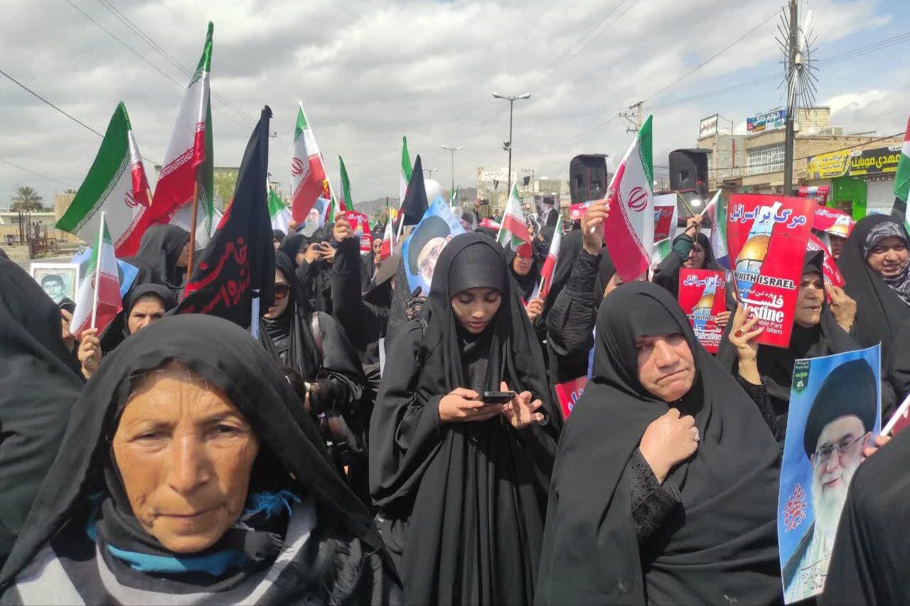 راهپیمایی روز قدس در خفر