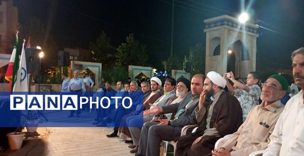 مراسم نخستین سالگرد شهدای خدمت در گلزار شهدای گمنام نیشابور 