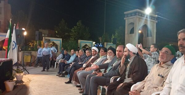 مراسم نخستین سالگرد شهدای خدمت در گلزار شهدای گمنام نیشابور 