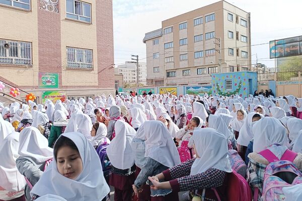 برگزاری مراسم صبحگاهی مدارس شهرستان ملارد