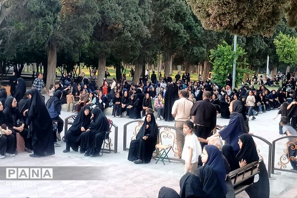 اجتماع هیئت‌های مذهبی فیروزآباد در تاسوعای حسینی