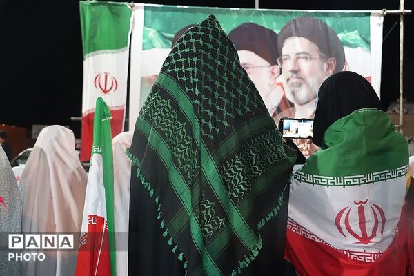شامگاهی دیگر از حضور گرم مردمان باشتی در تجمعات