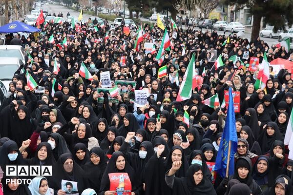 حضور مردم ماهدشت در راهپیمایی روز قدس 