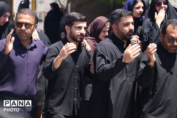 باشت غرق در عطر عاشورا و یاد حسین(ع)