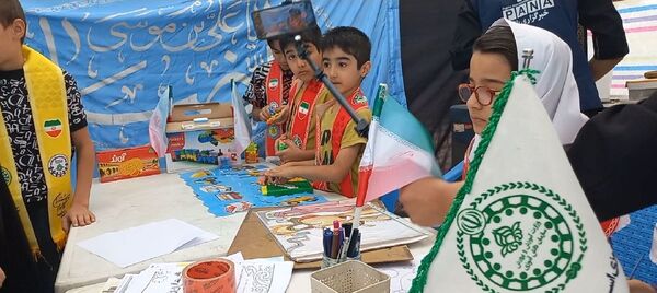 برپایی موکب سازمان دانش‌آموزی شهرستان فاروج