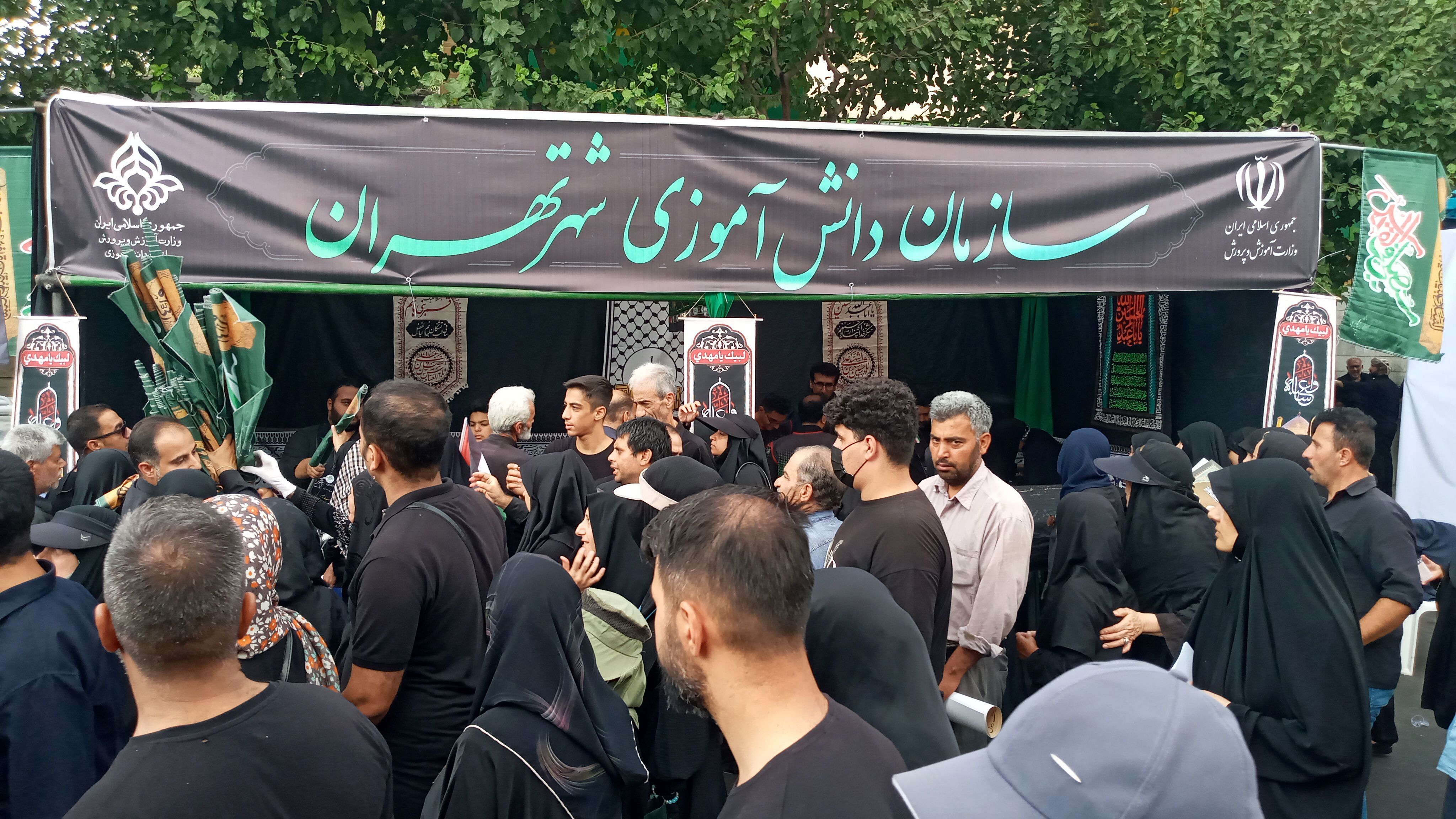 استقرار 1500 موکب در مسیر پیاده‌روی جاماندگان اربعین حسینی در تهران