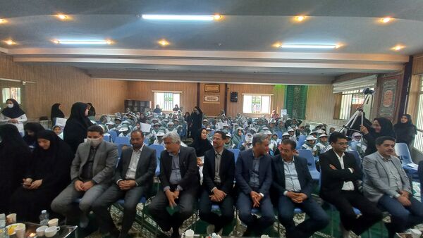 آئین افتتاحیه برنامه سفیران سلامت دانش آموزی استان خراسان رضوی در دبستان شاهد تحقیقی ناحیه ۶