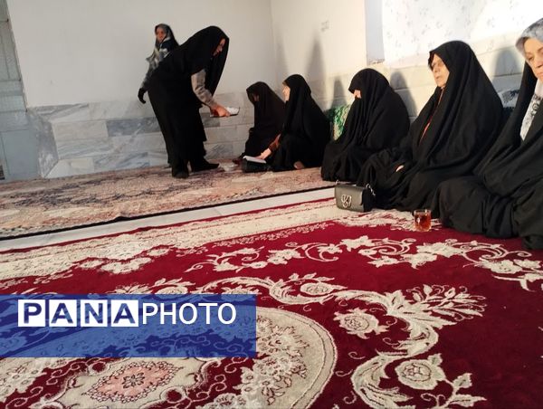 مراسم پرفیض دعای ندبه در امامزاده روستای مهدی آباد خلیل آباد