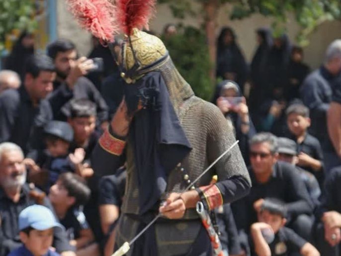 شبیه خوانی عاشورا در روستای فدافن