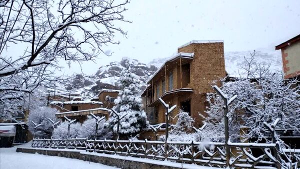 سفیدپوش شدن روستاهای یزد به روایت تصویر