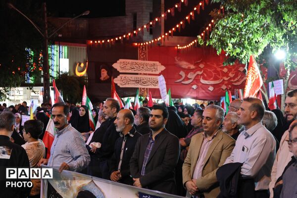 از محراب نماز تا میدان ابوذر؛ برگزاری مراسم آیینی بزرگداشت مقام رهبر شهید انقلاب