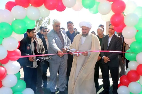 افتتاح زمین چمن دبیرستان شهید علی نکویی شهرستان فهرج