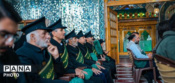 عطر گلاب و نور خدمت در آستان امامزادگان محمد و سکینه خاتون  در آستانه دهه کرامت