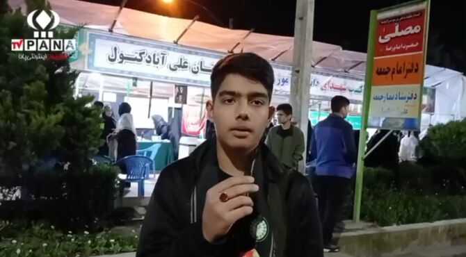 دانش‌آموزان پیشتاز علی آباد در مواکب ماندند