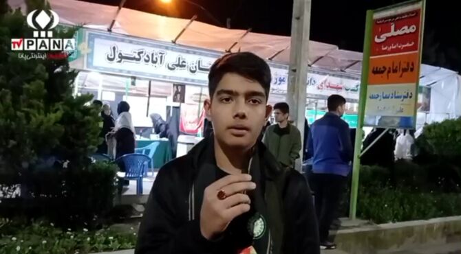 دانش‌آموزان پیشتاز علی آباد در مواکب ماندند