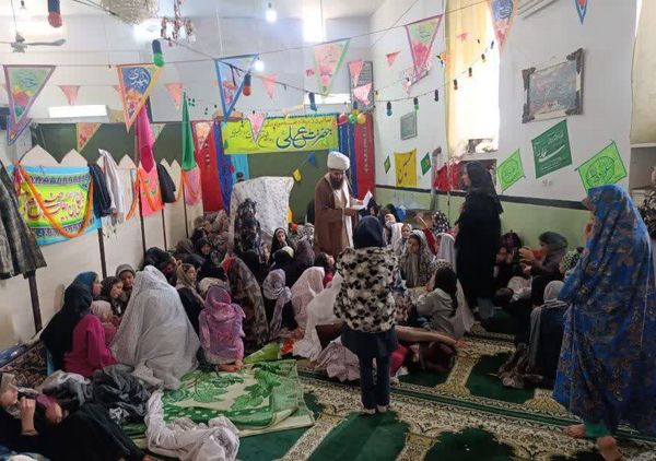 مراسم باشکوه اعتکاف در مسجد امام حسین(ع) کاشمر فدافن