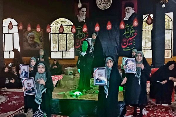 برگزاری مراسم شهادت دردانه حضرت اباعبدالله الحسین در شهرستان فیروزکوه
