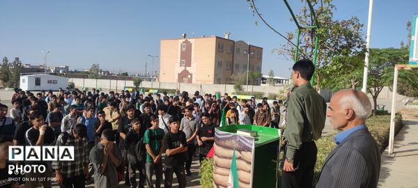 مراسم آغاز سال جدید تحصیلی در هنرستان شهید مدرس کاشمر