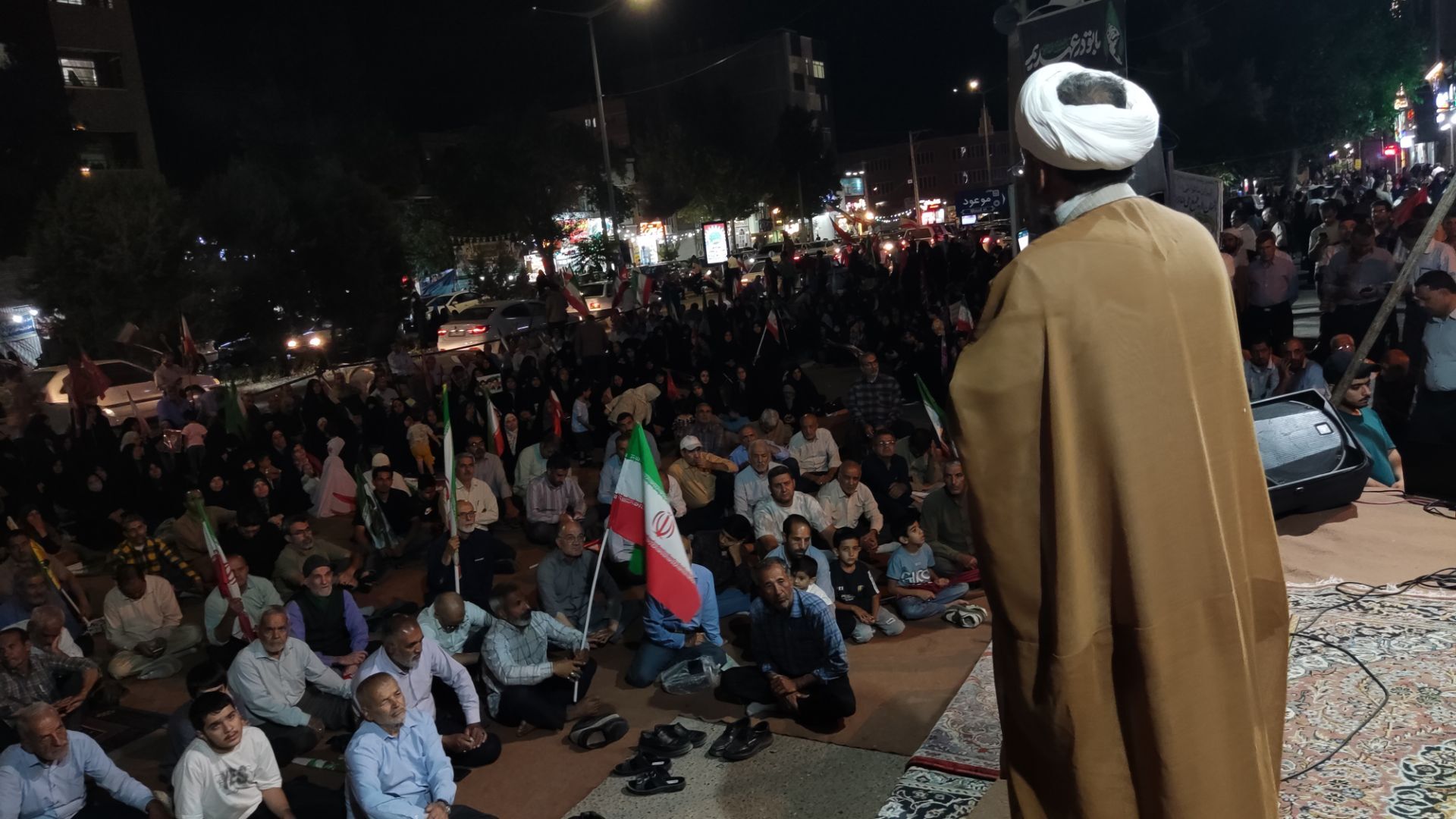 لبیک یا وطن در بلوار فضل نیشابور 