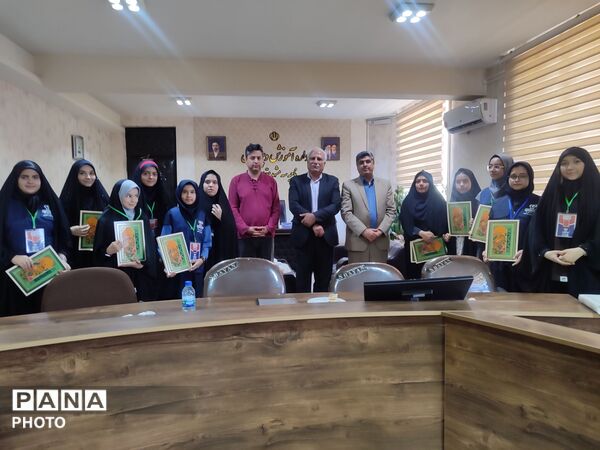 آیین تجلیل و تقدیر از دانش آموزان  خبرنگار خبرگزاری پانا ناحیه۳