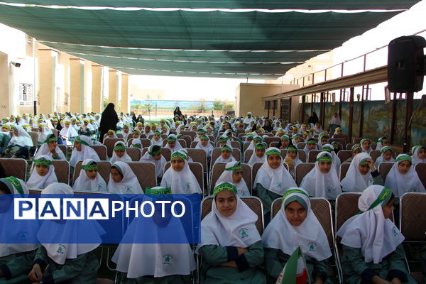 برگزاری یادواره شهدای منا و جنگ ۱۲ روزه در مدرسه شاهد نیک اندیشان