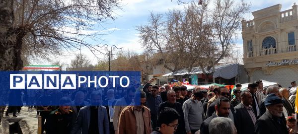 حضور پرشور مردم شهرستان سملقان در راهپیمایی روز قدس