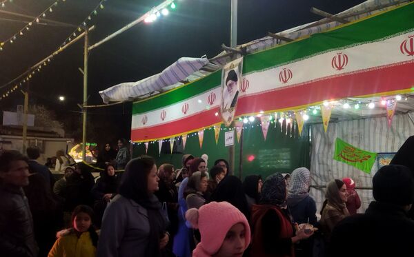 گذری بر موکب های پذیرایی مهدیه در شب میلاد حضرت مهدی (ع)