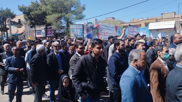 حضور باشکوه مردم ولایت مدار شهرستان خلیل‌آباد در راهپیمایی روز جهانی قدس 