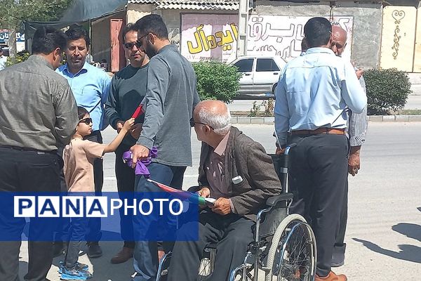 راهپیمایی روز قدس در سعدآباد