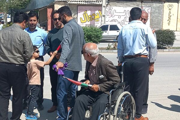 راهپیمایی روز قدس در سعدآباد