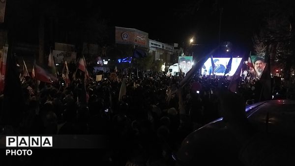 حضور مهدی رسولی در اجتماع مردمی نیشابور -۱