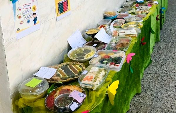 افتتاح اتاق بهداشت و روز جهانی غذا در دبستان شهیده کفاش ناحیه ۶ مشهد مقدس