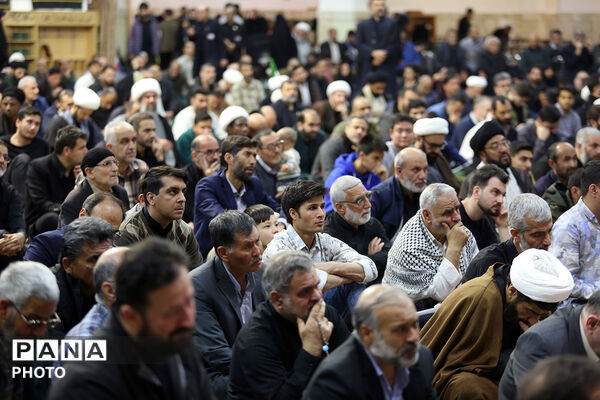 وداع با پیکرهای مطهر کودکان شهید تجاوز آمریکایی صهیونی به پردیسان قم