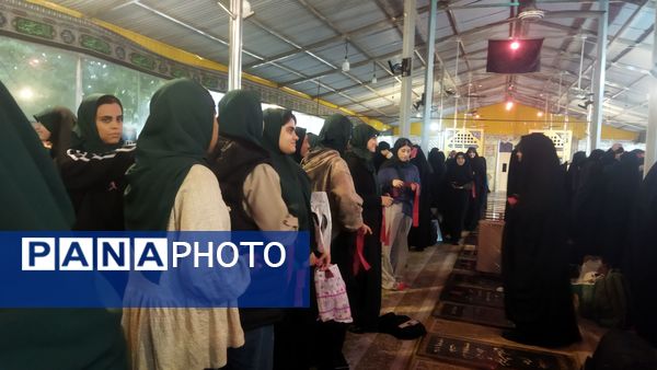 اعزام دانش‌آموزان دختر قائمشهری به اردوی راهیان نور