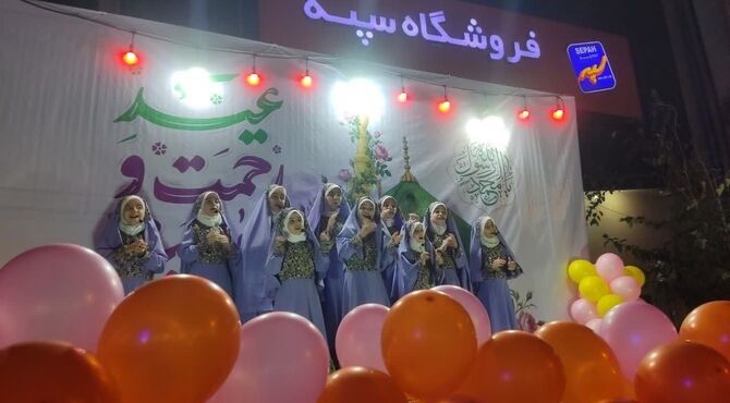 شور میلاد نبی مکرم اسلام در خیابان رودکی 