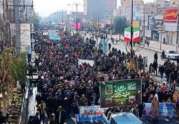 حضور پرشور مردم قرچک در راهپیمایی ۲۲ بهمن