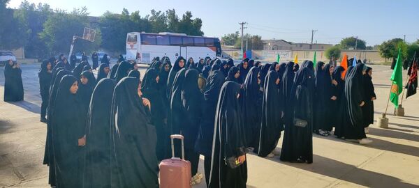 اعزام ۷۶ دانش‌آموز دختر فاریابی به مناطق عملیاتی جنوب کشور