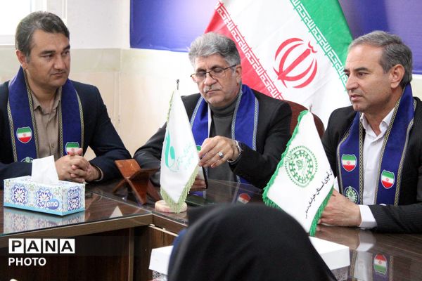 مراسم سالروز تاسیس سازمان دانش آموزی در خراسان شمالی
