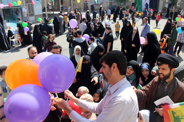 جلوه هایی شکوهمند از راهپیمایی روز جهانی قدس در قم