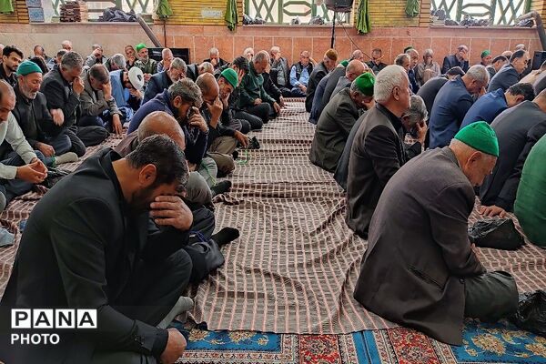 مراسم عزاداری شهادت امام جعفر صادق علیه السلام در حسینیه شهربار