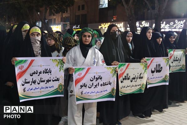 رزمایش اقتدار با حضور گردان‌های جانفدا در نسیم‌شهر