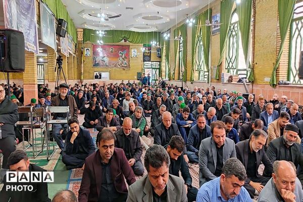 مراسم عزاداری شهادت امام جعفر صادق علیه السلام در حسینیه شهربار