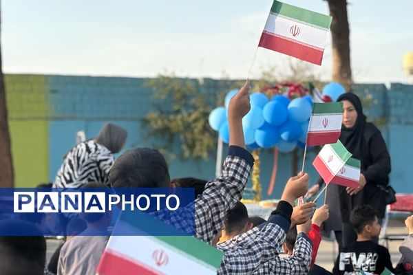 گرامیداشت روز دانش‌آموز در مدرسه روستایی  شهید بهنام محمدی