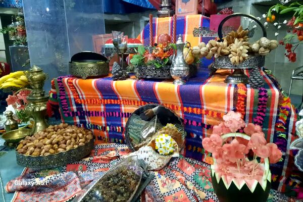 جشن یلدا دبیرستان رازی شیراز