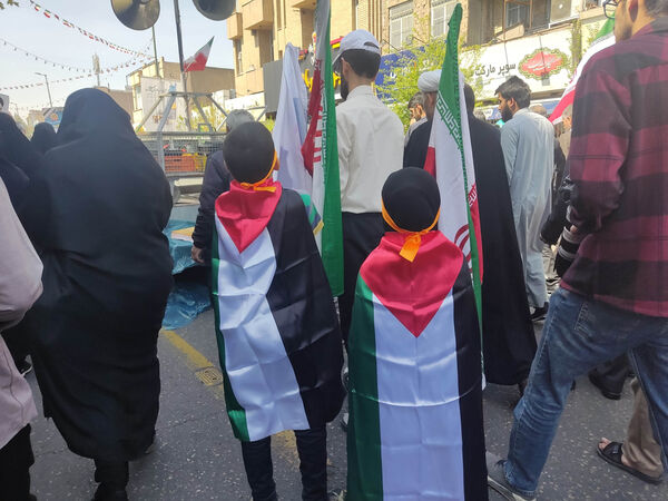 جلوه هایی از راهپیمایی روز جهانی قدس در قم
