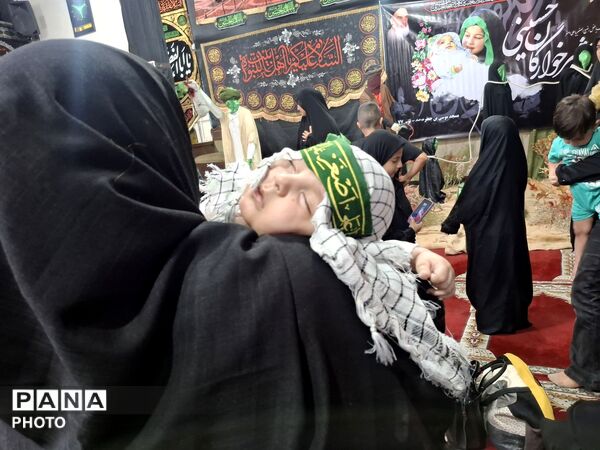 مراسم شیرخوارگان حسینی در مسجد موسی بن جعفر توس ۷۹ 